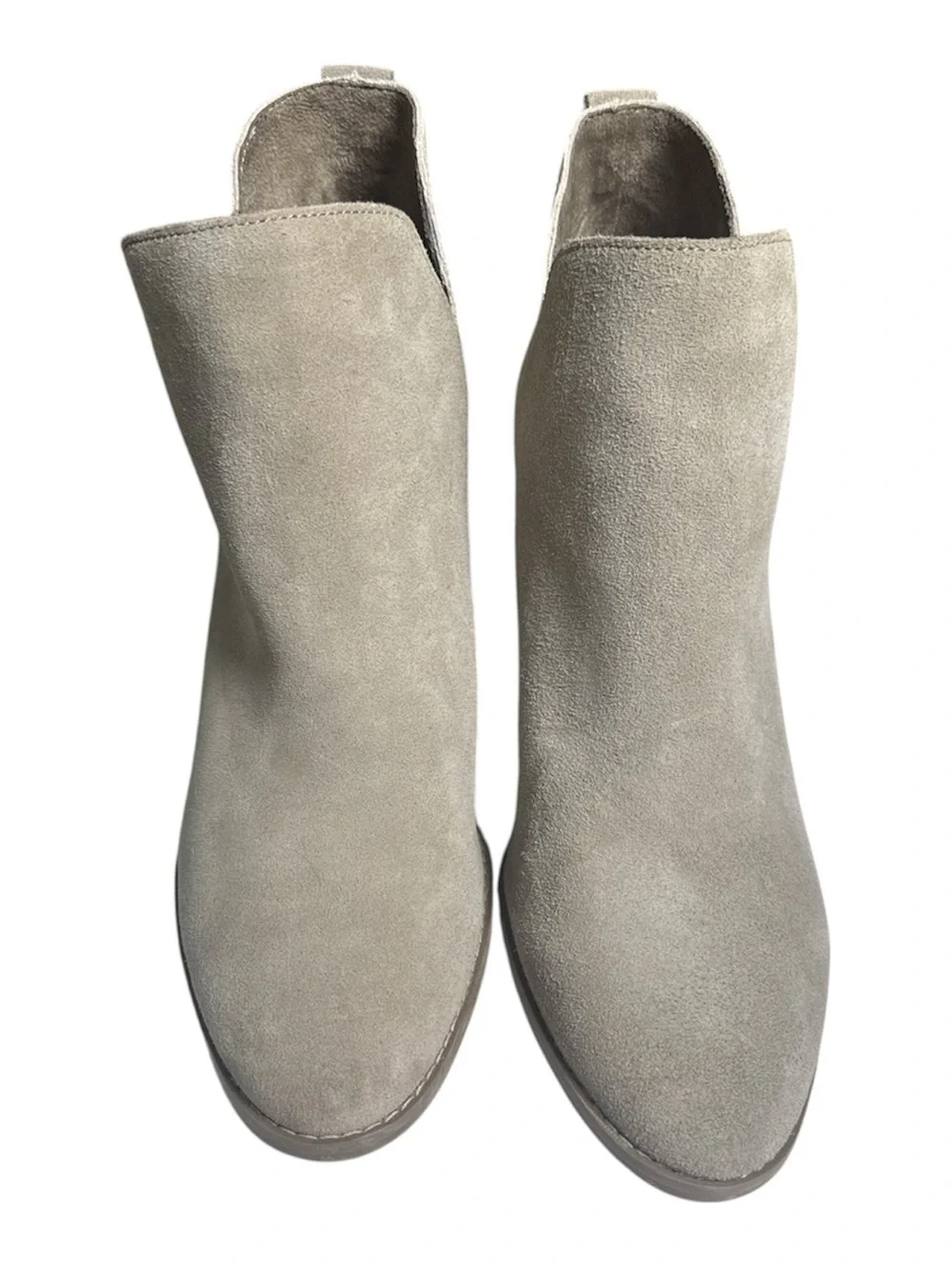 TOMS Eliza Suede Bootie - Dune Metallic Suede - Women’s 10 NWT